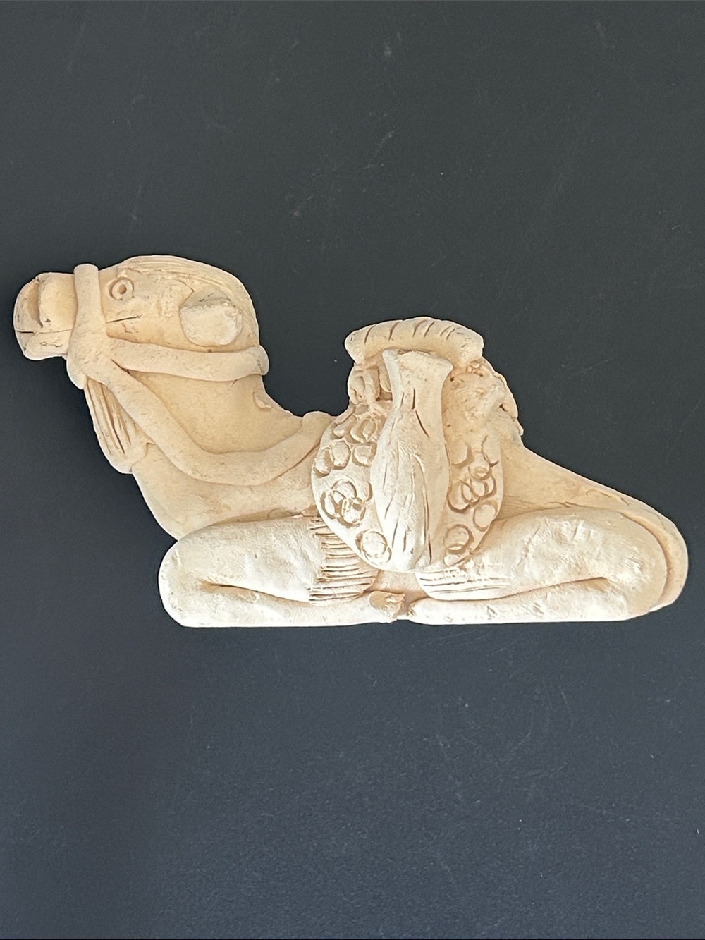Camel  Handmade Ceramic camel Figurine - Cream